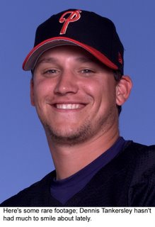 Dennis Tankersley has fallen far since once being among the top pitching prospects in the game.