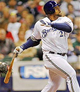 Milwaukee Brewers first baseman Prince Fielder is enjoying a breakthrough year.