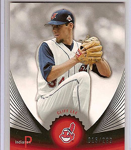 Cleveland Indians starter Cliff Lee was taken seriously deep by Manny Ramirez.