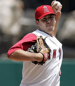 Los Angeles Angels starter Joe Saunders has stepped up.