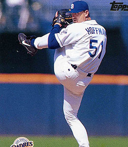 San Diego Padres closer Trevor Hoffman is taking his licks recently.