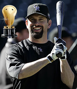 Todd Helton was apparently on his way to Boston.