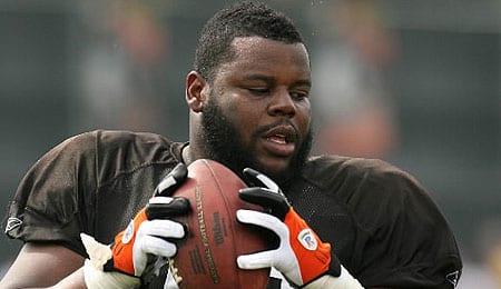 DT Shaun Rogers had a big year for the Cleveland Browns. DT Shaun Rogers had a big year for the Cleveland Browns.