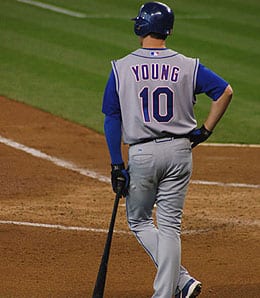 Michael Young will be missing in action for the Texan Rangers for the next couple of weeks. Michael Young will be missing in action for the Texan Rangers for the next couple of weeks.