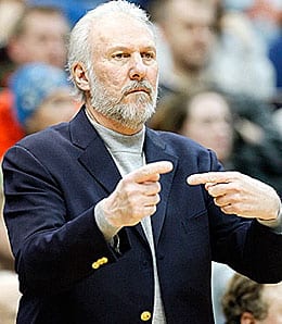 Gregg Popovich will try to lead the San Antonio Spurs to yet another title. Gregg Popovich will try to lead the San Antonio Spurs to yet another title.