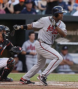 Garret Anderson had a down year for the Atlanta Braves.