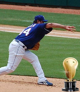Vicente Padilla was sent packing by the Texas Rangers.