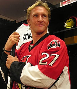 Alexei Kovalev has been awful for the Ottawa Senators.