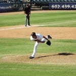 Arizona Fall League 2012060 Chris Martin’s AFL outings were rather short.